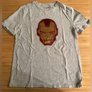 Gap Kids x Marvel Iron Man Flippy Shirt NWOT
